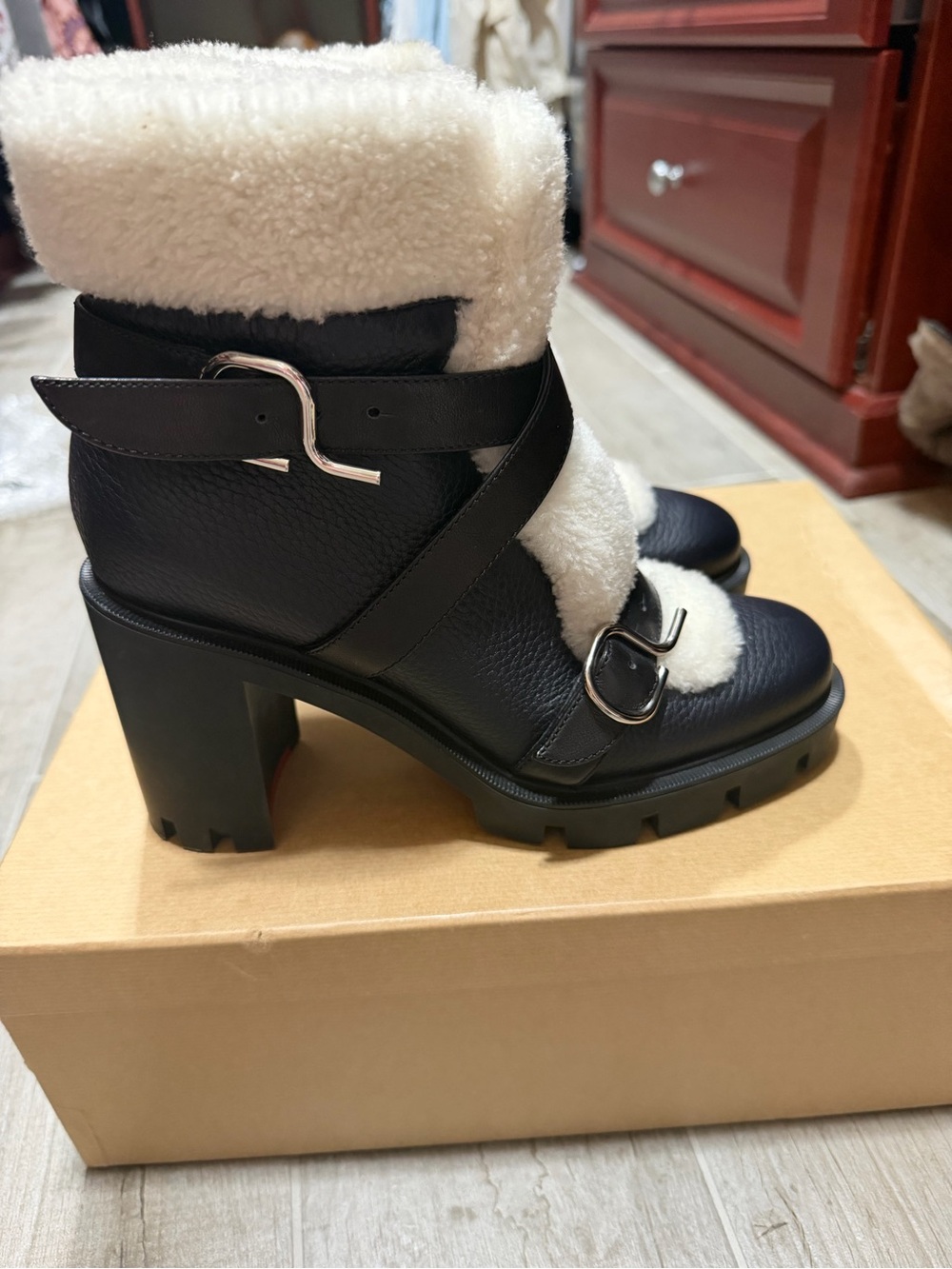 Christian Louboutin Pole Chic 70 booties